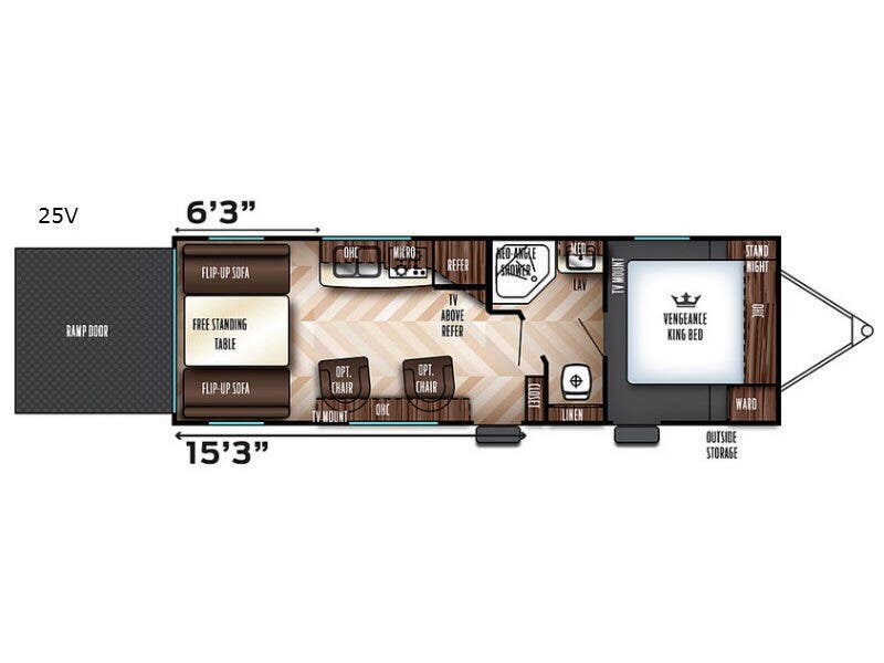 2017 Forest River Vengeance Super Sport 25V - Used Toy Hauler For Sale by Fretz RV in Souderton, Pennsylvania
