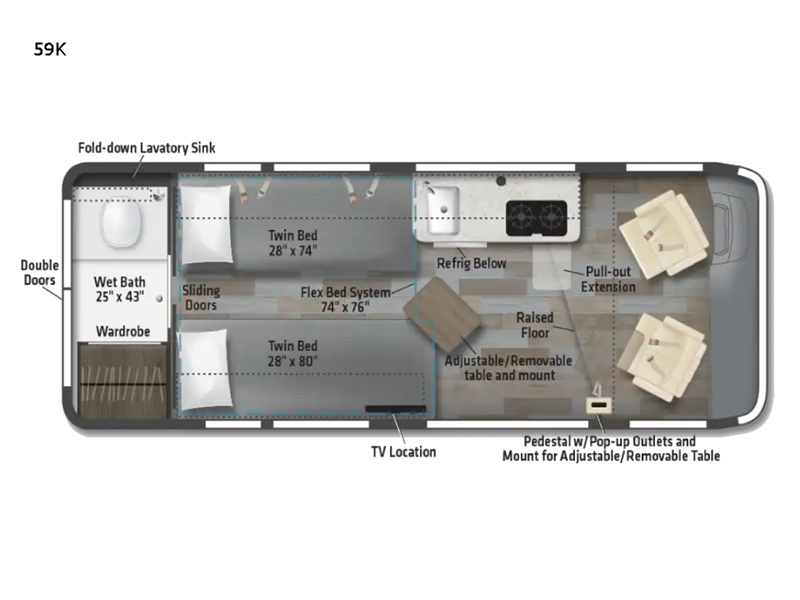 2023 Winnebago Travato 59K - Used Class B For Sale by Fretz RV in Souderton, Pennsylvania