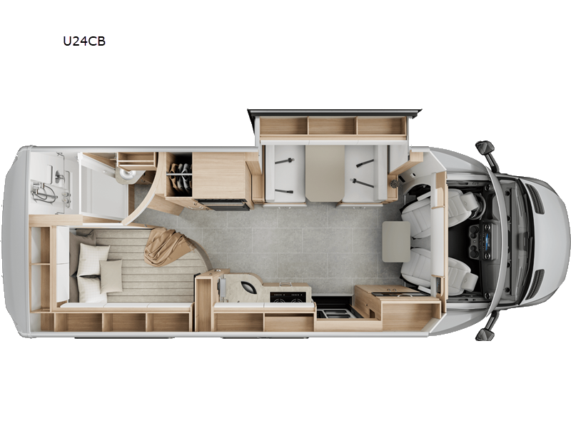 2027 Leisure Travel Unity U24CB - New Class B For Sale by Fretz RV in Souderton, Pennsylvania features Slideout