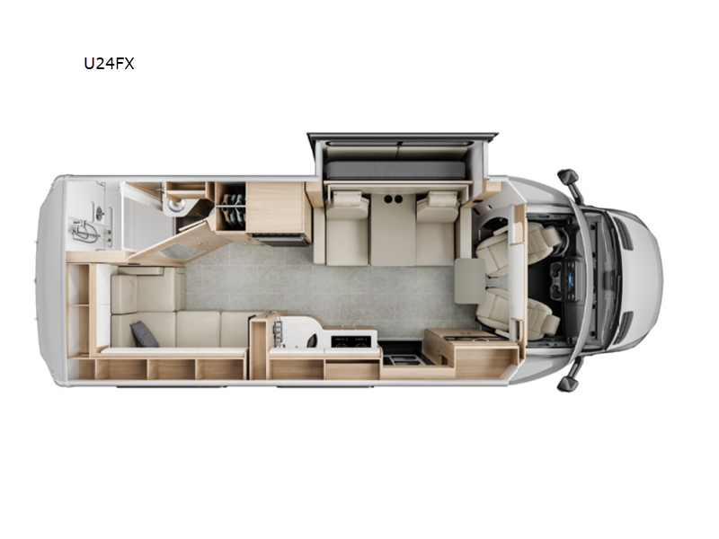 2027 Leisure Travel Unity U24FX - New Class B For Sale by Fretz RV in Souderton, Pennsylvania features Slideout