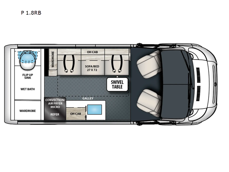 2027 Coachmen Pixel P 1.8RB Li3 - New Class B For Sale by Fretz RV in Souderton, Pennsylvania