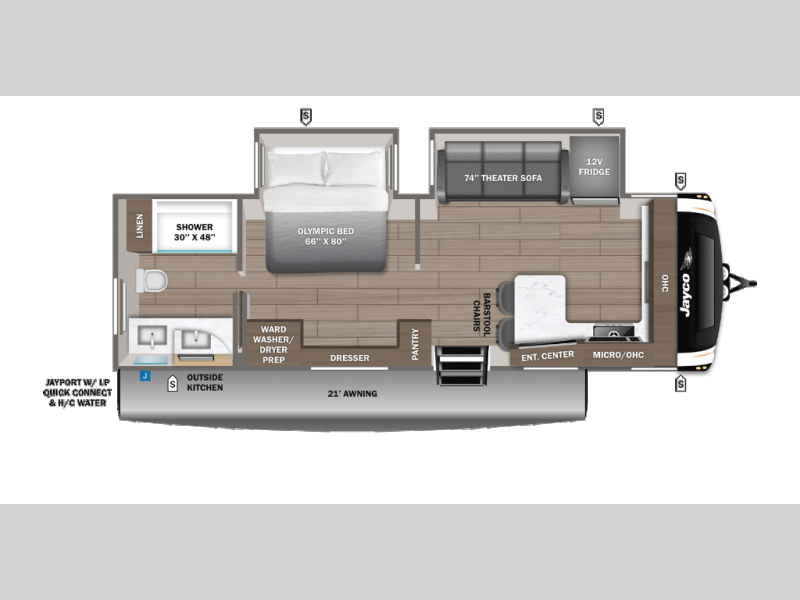 2027 Eagle HT 265FKDS by Jayco from Fretz RV in Souderton, Pennsylvania
