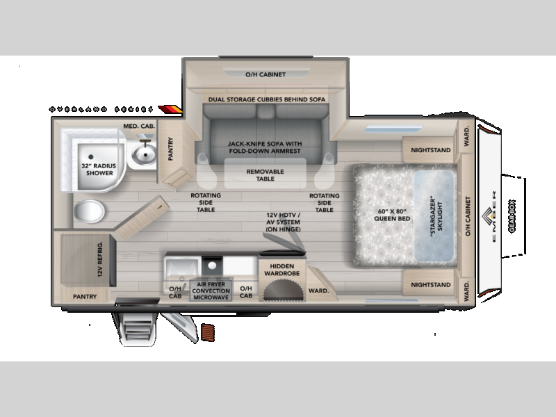 2027 Overland Series 201FBQ by Ember RV from Fretz RV in Souderton, Pennsylvania