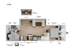 2027 Winnebago Access 27BH - New Travel Trailer for sale by Fretz RV in Souderton, Pennsylvania