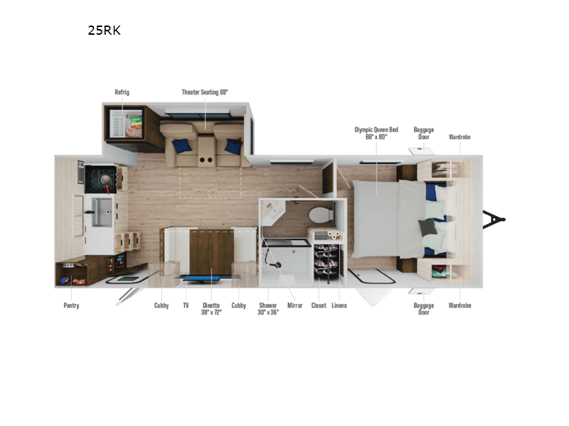 2026 Winnebago Access 25RK - New Travel Trailer For Sale by Fretz RV in Souderton, Pennsylvania features Slideout