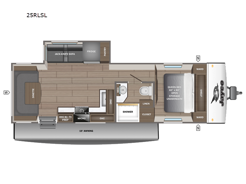 2027 Jayco Jay Feather SL 25RLSL - New Travel Trailer For Sale by Fretz RV in Souderton, Pennsylvania features Slideout