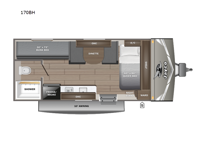 2027 Jayco Jay Flight 170BH - New Travel Trailer For Sale by Fretz RV in Souderton, Pennsylvania