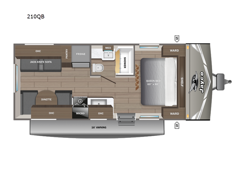 2027 Jayco Jay Flight 210QB - New Travel Trailer For Sale by Fretz RV in Souderton, Pennsylvania