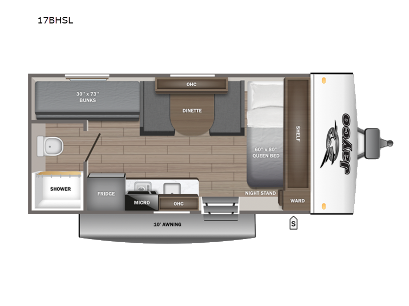 2027 Jayco Jay Feather Air SL 17BHSL - New Travel Trailer For Sale by Fretz RV in Souderton, Pennsylvania