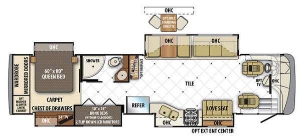 2014 Forest River Berkshire 390BH - Used Class A For Sale by Fretz RV in Souderton, Pennsylvania features Slideout