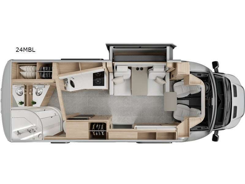 2027 Leisure Travel Wonder 24MBL - New Class B+ For Sale by Fretz RV in Souderton, Pennsylvania features Slideout