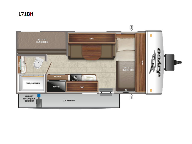 2022 Jayco Jay Feather Micro 171BH - Used Travel Trailer for sale by Fretz RV in Souderton, Pennsylvania