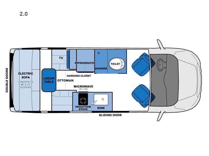 2023 Pleasure-Way Ontour 2.0 - Used Class B For Sale by Fretz RV in Souderton, Pennsylvania