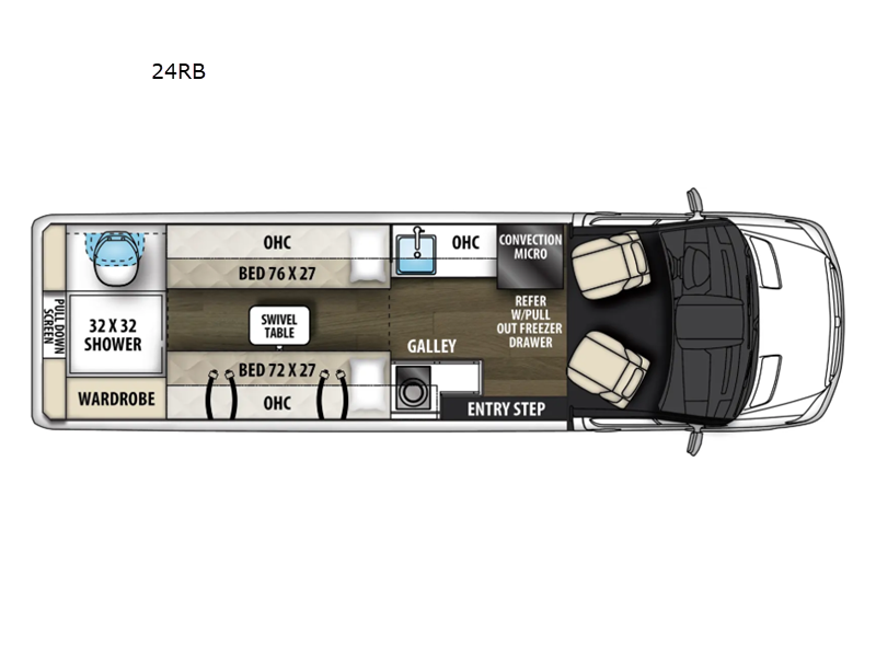 2027 Coachmen Galleria 24RB - New Class B For Sale by Fretz RV in Souderton, Pennsylvania