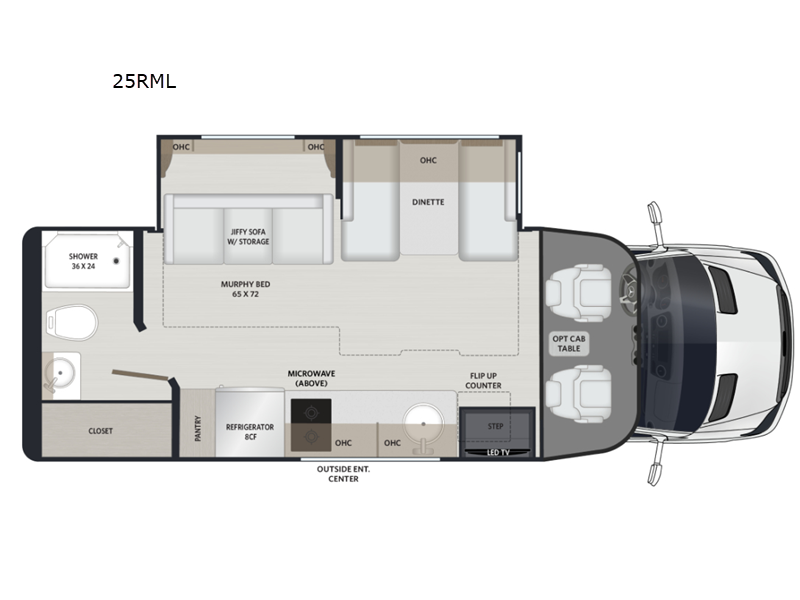 2027 Renegade RV Vienna 25RML - New Class C For Sale by Fretz RV in Souderton, Pennsylvania features Slideout