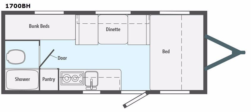 2017 Winnebago Micro Minnie 1700BH - Used Travel Trailer For Sale by Fretz RV in Souderton, Pennsylvania
