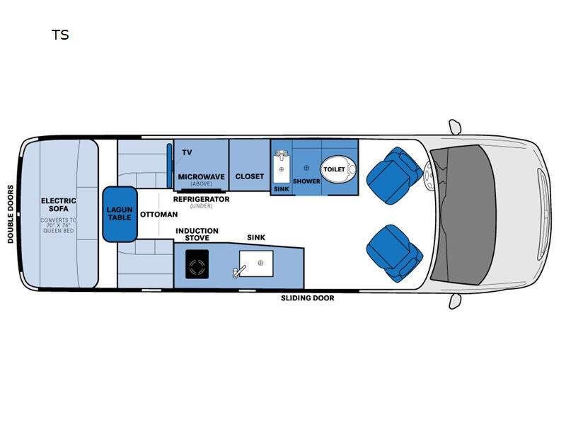 2023 Pleasure-Way Plateau TS - Used Class B For Sale by Fretz RV in Souderton, Pennsylvania