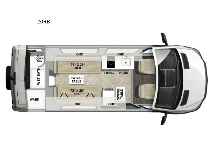 2027 Coachmen Nova 20RB - New Class B For Sale by Fretz RV in Souderton, Pennsylvania features Slideout