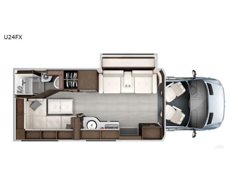 2019 Leisure Travel Unity U24FX - Used Class B For Sale by Fretz RV in Souderton, Pennsylvania features Slideout