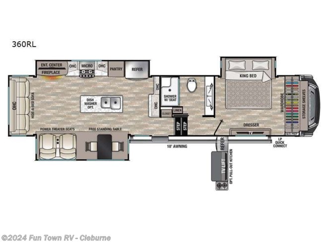 2022 Forest River Cedar Creek 360RL - New Fifth Wheel For Sale by Fun Town RV - Cleburne in Cleburne, Texas