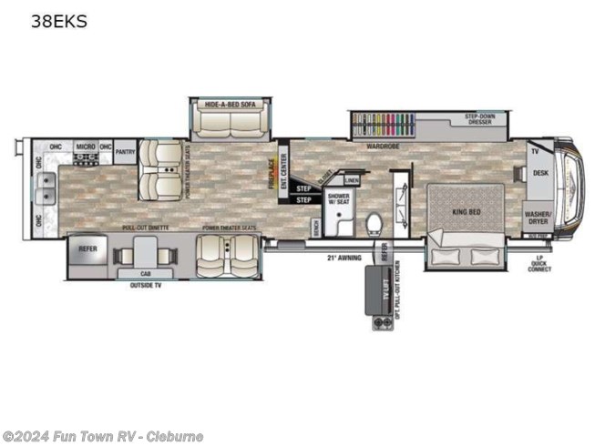 2022 Forest River Cedar Creek Champagne Edition 38EKS - New Fifth Wheel For Sale by Fun Town RV - Cleburne in Cleburne, Texas