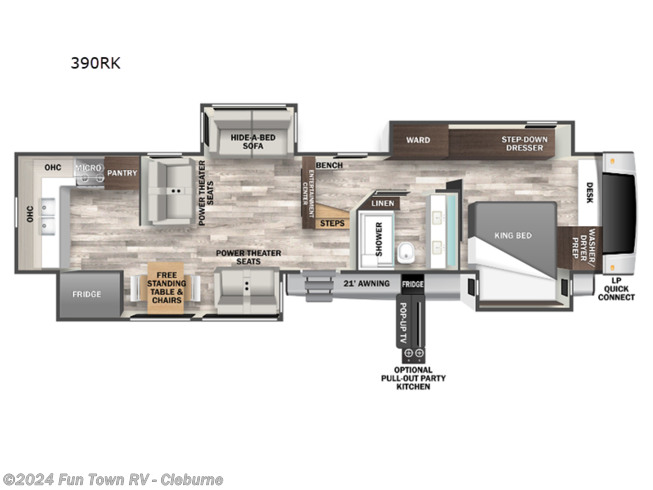 2023 Forest River Cedar Creek 390RK - New Fifth Wheel For Sale by Fun Town RV - Cleburne in Cleburne, Texas