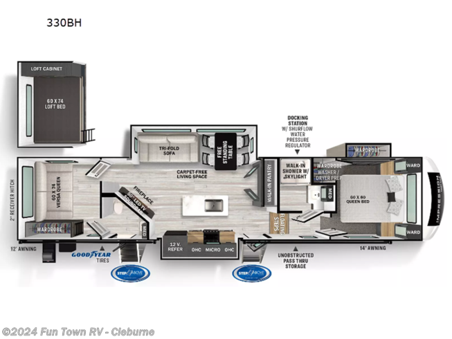 2024 Forest River Impression 330BH - New Fifth Wheel For Sale by Fun Town RV - Cleburne in Cleburne, Texas