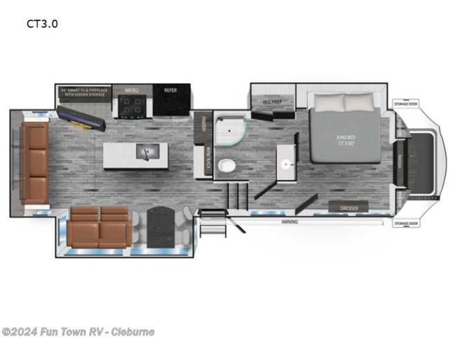 2024 Heartland Corterra CT3.0 - New Fifth Wheel For Sale by Fun Town RV - Cleburne in Cleburne, Texas
