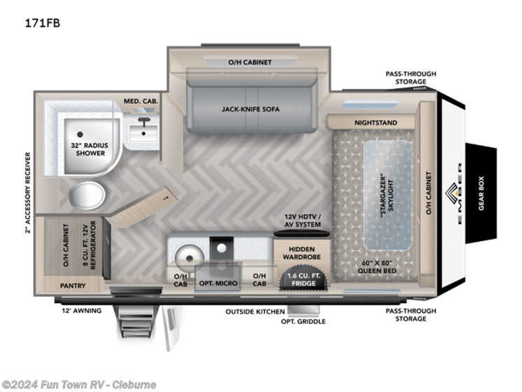 Used 2022 Ember RV Overland Series 171FB available in Cleburne, Texas