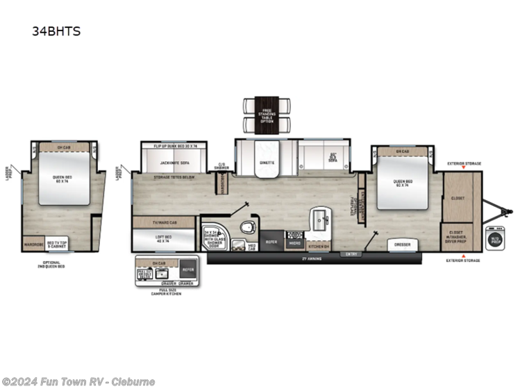 Used 2024 Forest River Aurora 34BHTS available in Cleburne, Texas