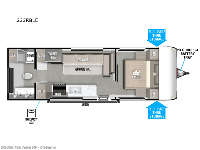2026 Forest River Salem FSX 233RBLE - New Travel Trailer For Sale by Fun Town RV - Cleburne in Cleburne, Texas