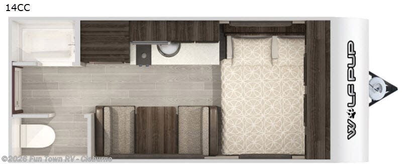 2020 Forest River Cherokee Wolf Pup 14CC - Used Travel Trailer For Sale by Fun Town RV - Cleburne in Cleburne, Texas