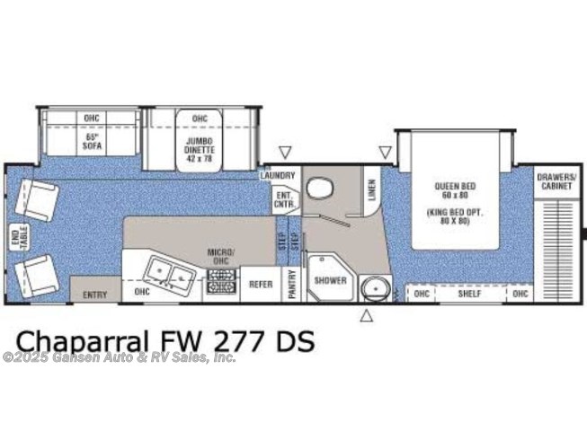 2006 Coachmen Chaparral 277ds Rv For Sale In Riceville Ia 50466 U2168 Rvusa Com Classifieds