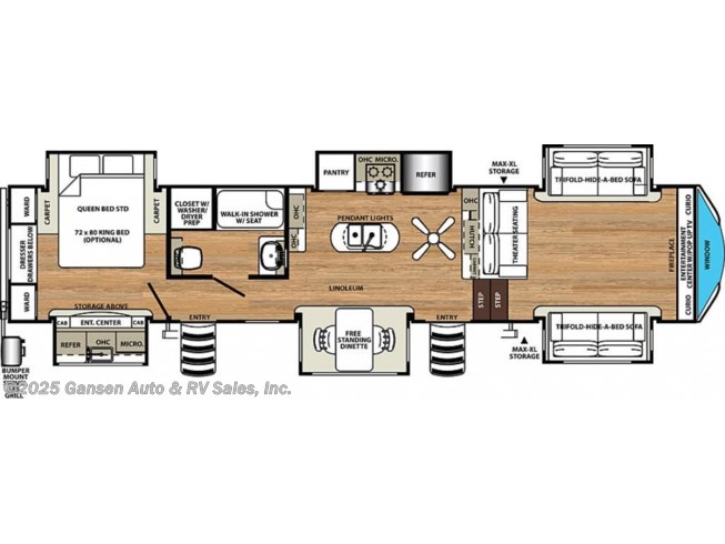 2020 Forest River Sandpiper 379flok Rv For Sale In Riceville Ia 50466 9502 Rvusa Com Classifieds