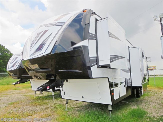 2017 Dutchmen Voltage VT3805 - New Toy Hauler For Sale by Gauthiers&#39; RV Center in Scott, Louisiana features Auxiliary Battery, CO Detector, Bunk Beds, Medicine Cabinet, Air Conditioning