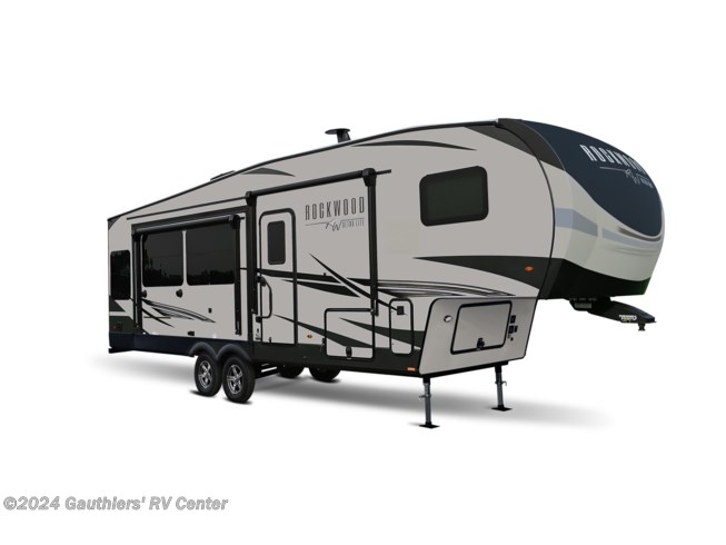 Stock image for Forest River Rockwood Ultra Lite.  Options, colors, and floorplan may vary.