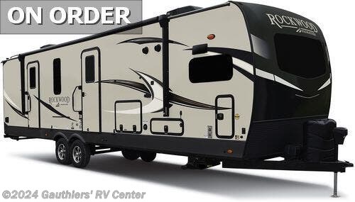 Stock image for Forest River Rockwood Signature Ultra Lite. Options, colors, and floorplan may vary.