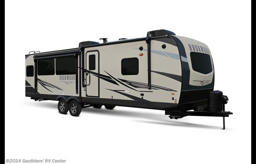 Stock image for Forest River Rockwood Ultra Lite.  Options, colors, and floorplan may vary.