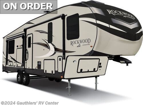Stock image for Forest River Rockwood Signature Ultra Lite.  Options, colors, and floorplan may vary.