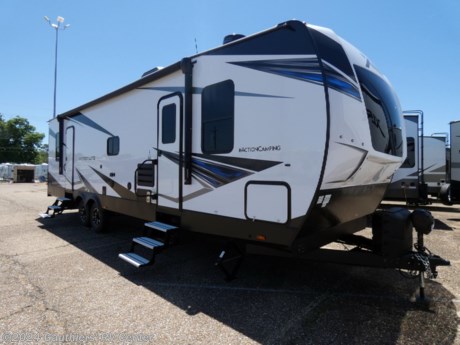 &lt;p&gt;&lt;span style=&quot;font-size: 14pt;&quot;&gt;&lt;strong&gt;SINGLE SLIDE TOY HAULER TRAVEL TRAILER W/ POWER AWNING, FIREPLACE, REAR PATIO, TWO A/C UNITS, AND TIRE PRESSURE MONITORING SYSTEM.&lt;/strong&gt;&lt;/span&gt;&lt;/p&gt;