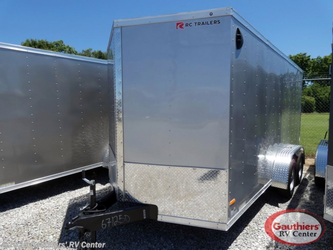 2022 RC Trailers RWT Series RLDX 7 X 14 TA2 Flat Top Wedge