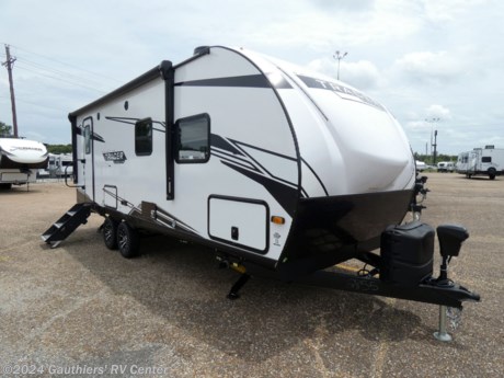 &lt;p&gt;&lt;span style=&quot;font-size: 14pt;&quot;&gt;&lt;strong&gt;SINGLE SLIDE REAR BATH TRAVEL TRAILER W/ POWER AWNING, POWER STABILIZER JACKS, OUTSIDE COOKTOP, SOLID SURFACE COUNTERTOPS,AND 12 VOLT 10 CU FT REFRIGERATOR.&lt;/strong&gt;&lt;/span&gt;&lt;/p&gt;