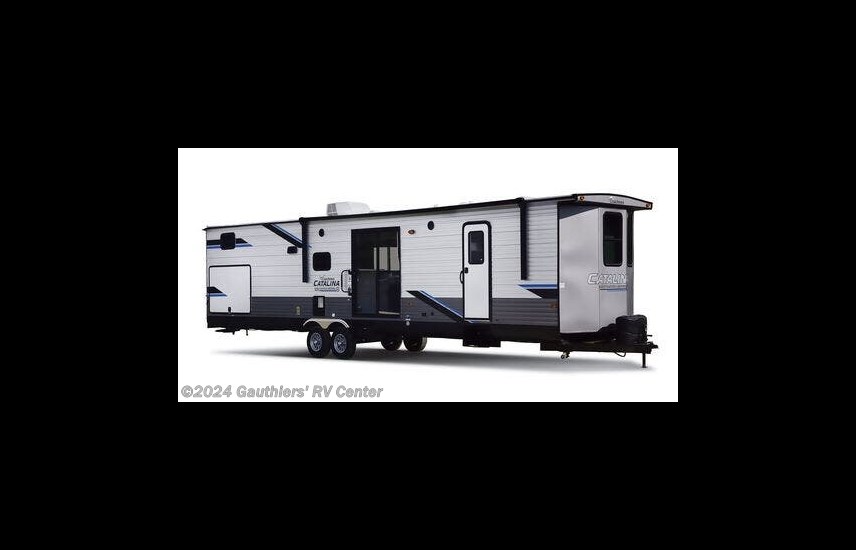 Stock image for Forest River Coachmen Catalina Destination Trailer. Options, colors, and floorplan may var.