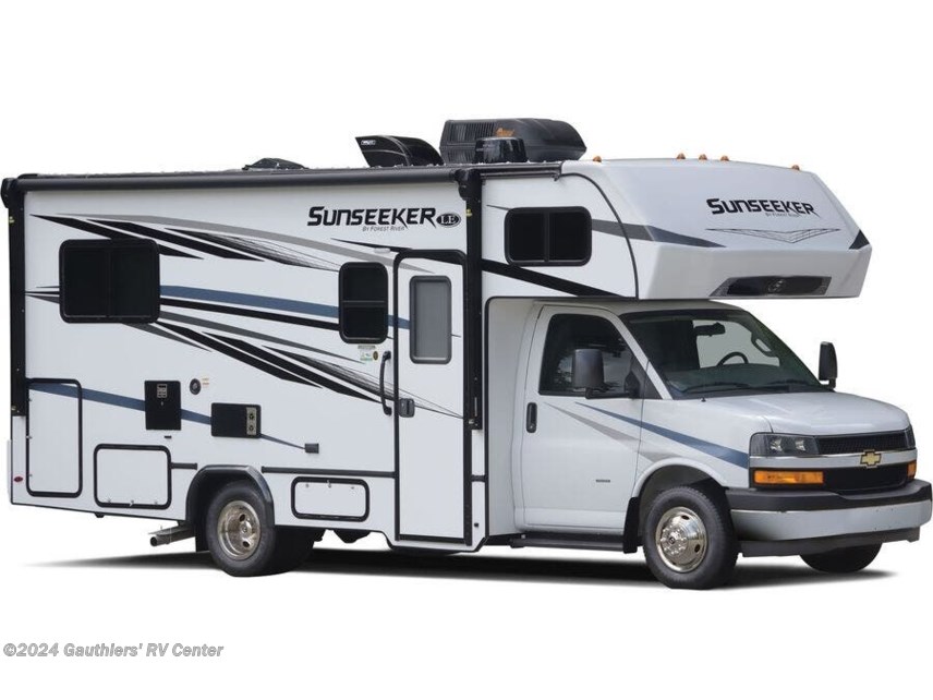 Stock Image for Forest River Sunseeker Motor Home. Options, colors, and floorplan may vary.