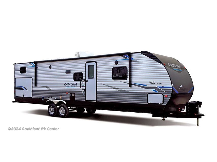 Stock Image for 2023 Coachmen Catalina Legacy Edition 343BHTSLE (options and colors may vary)