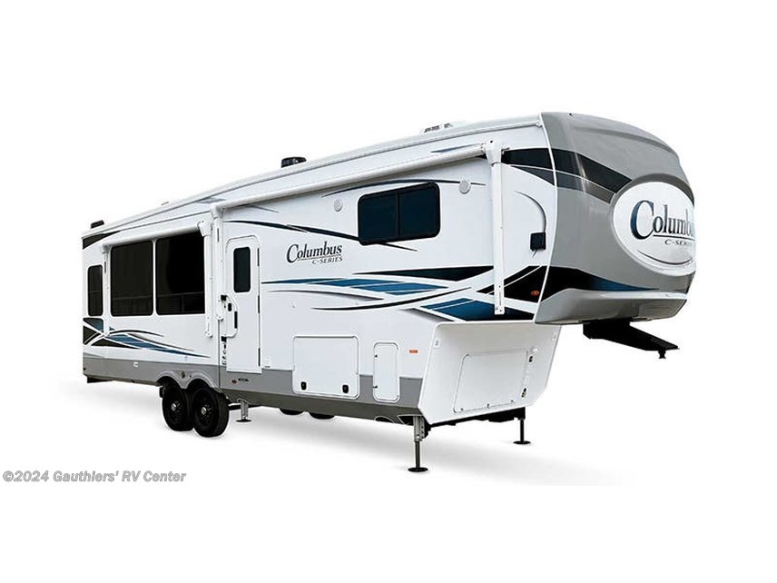 Stock Image for Forest River Palomino Columbus. Options, colors, and floorplan may vary.