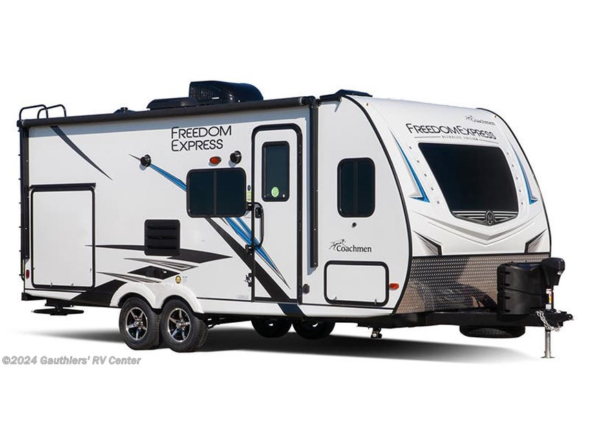 Stock Image for Forest River Coachmen Freedom Express. Options, colors, and floorplan may vary.