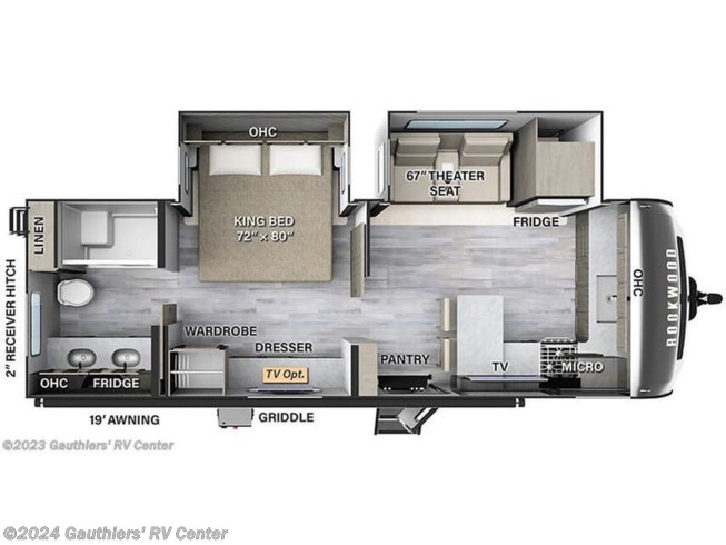 2024 Forest River Rockwood Signature 8263MBR - New Travel Trailer For Sale by Gauthiers