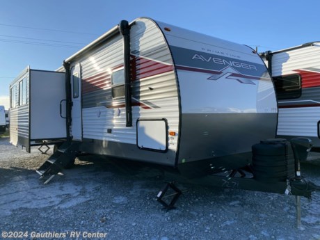 &lt;p&gt;&lt;strong&gt;&lt;span style=&quot;font-size: 14pt;&quot;&gt;DOUBLE SLIDE REAR LIVING TRAVEL TRAILER W/ TWO A/C UNITS, POWER AWNING, THEATER SEATING, FIREPLACE, AND 12 VOLT 10 CU FT REFRIGERATOR.&lt;/span&gt;&lt;/strong&gt;&lt;/p&gt;