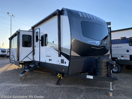 &lt;p&gt;&lt;span style=&quot;font-size: 14pt;&quot;&gt;&lt;strong&gt;FOUR SLIDE REAR BUNKHOUSE TRAVEL TRAILER W/ OUTSIDE KITCHEN, AUTO LEVELING, ROOFTOP SOLAR PANEL, THEATER SEATING, TWO A/C UNITS, AND 12 VOLT 10 CU FT REFRIGERATOR.&lt;/strong&gt;&lt;/span&gt;&lt;/p&gt;